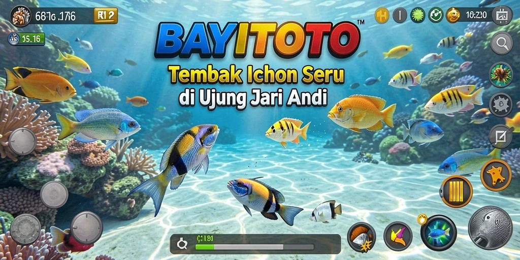 Tampilan gameplay seru saat menangkap ikan dalam BAYITOTO.