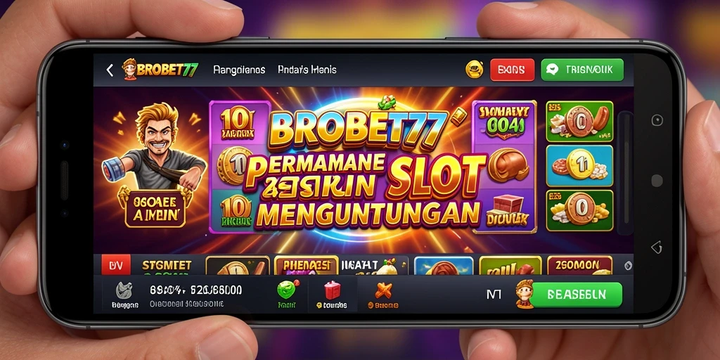 Gameplay Slot BROBET77 yang seru dan menantang.