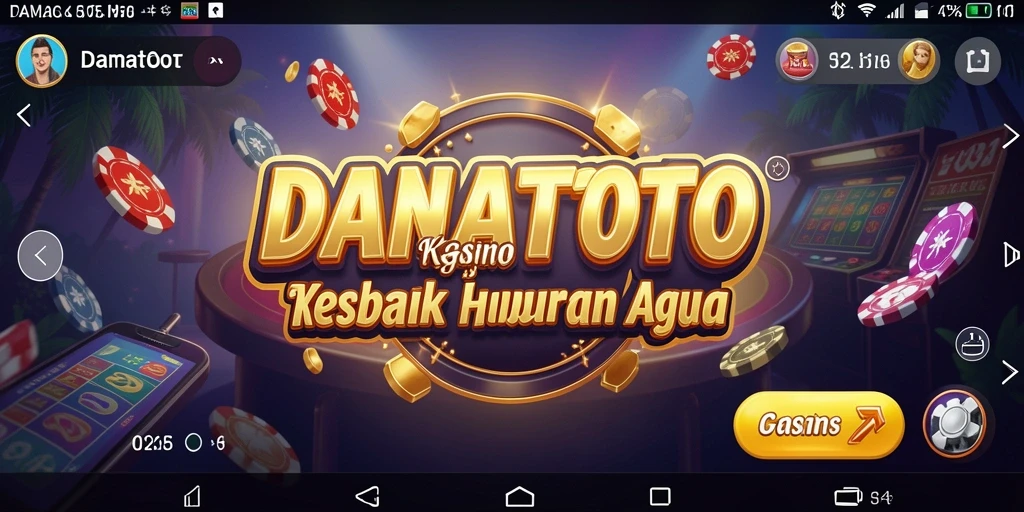 Tampilan gameplay menarik dari aplikasi Kasino DANATOTO.