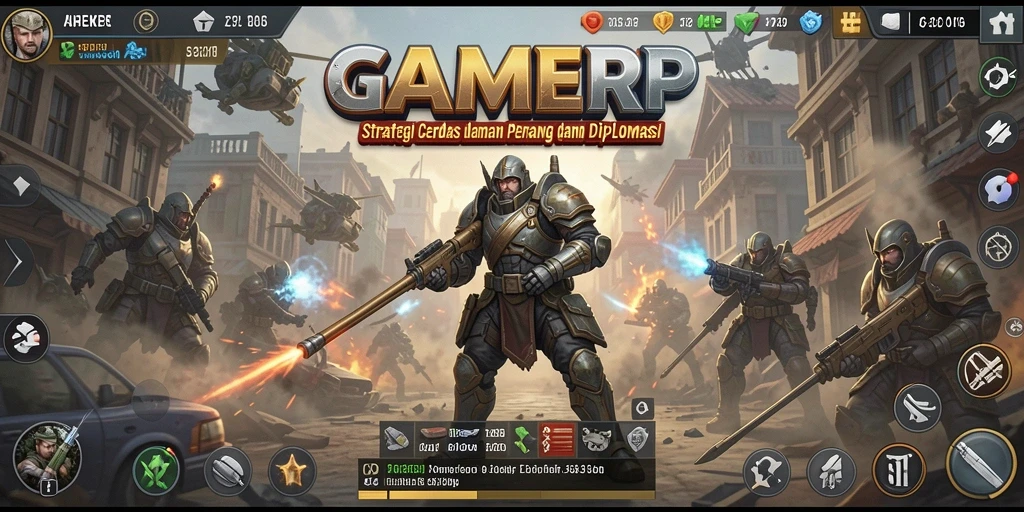 Tangkapan layar gameplay yang menunjukkan strategi SLG yang mendebarkan.