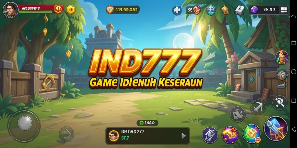 Tampilan gameplay Idle yang menarik di IND777.