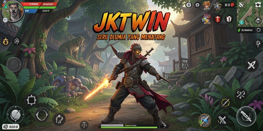 Tampilan menarik dari JKTWIN saat beraksi dalam petualangan.