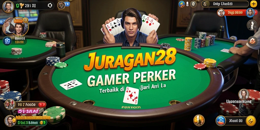 Screenshot gameplay Poker JURAGAN28 yang menarik dan interaktif.