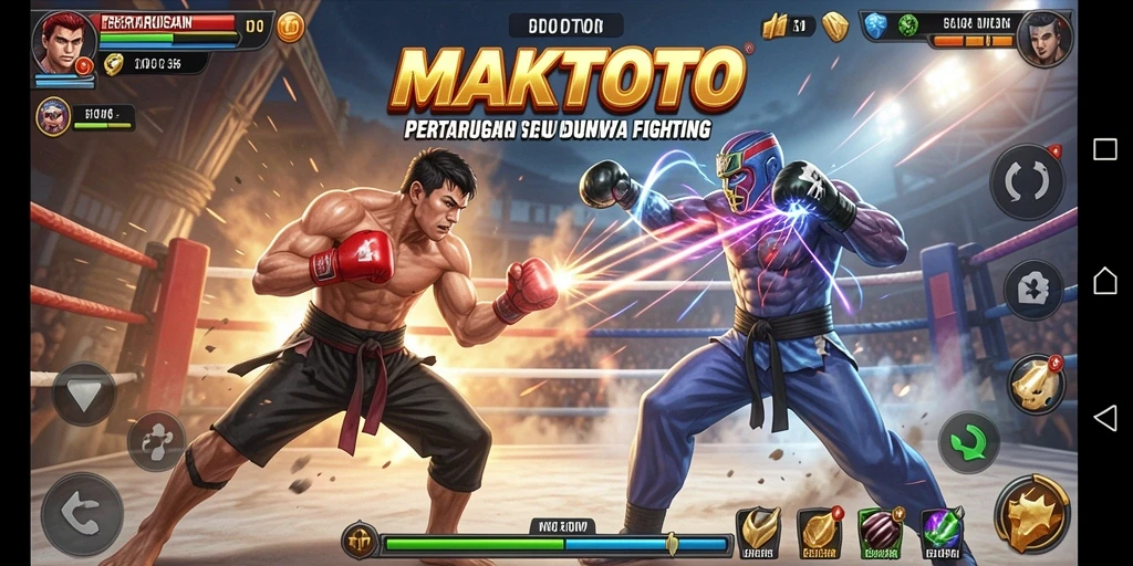 Gameplay seru dan mendebarkan dalam MAKTOTO, aksi pertarungan yang memukau.