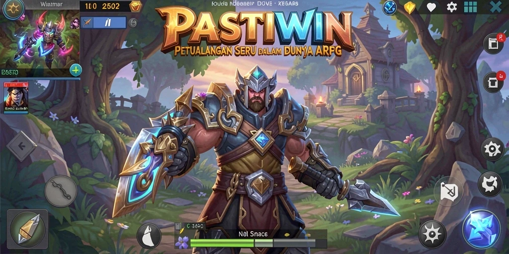 Tampilan gameplay aksi dalam PASTIWIN yang menegangkan.