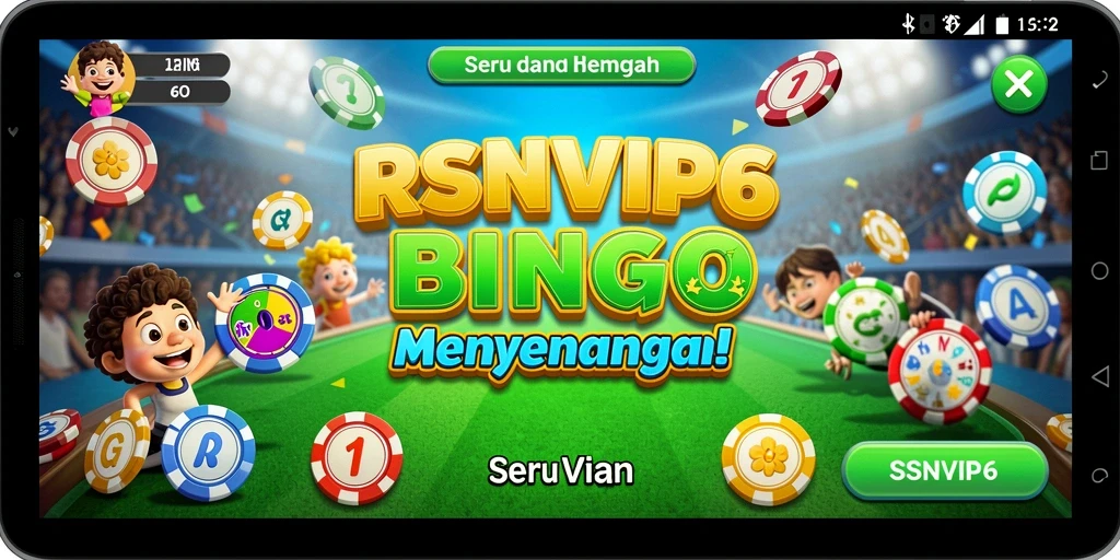 Tampilan gameplay Bingo yang menarik dan interaktif di RSNVIP6.