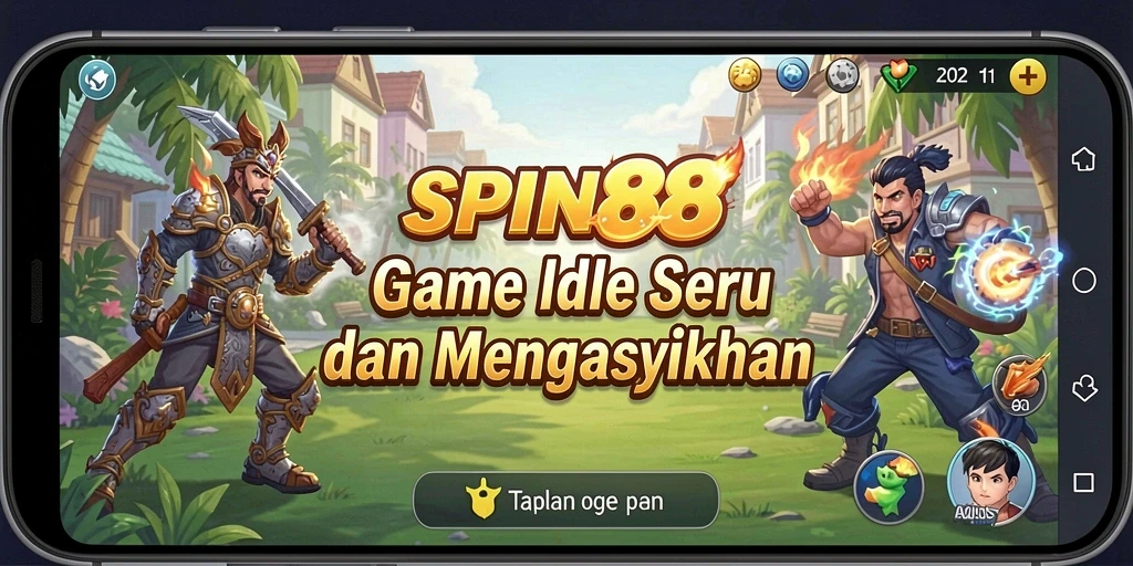 Tampilan menarik dan gameplay seru dari SPIN88.