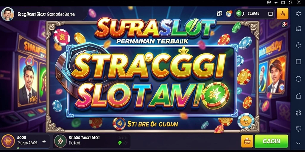 Screenshot gameplay SUPRASLOT yang menunjukkan slot interaktif dan menarik.