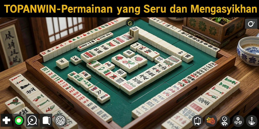Tampilan gameplay yang seru dari aplikasi TOPANWIN Mahjong.