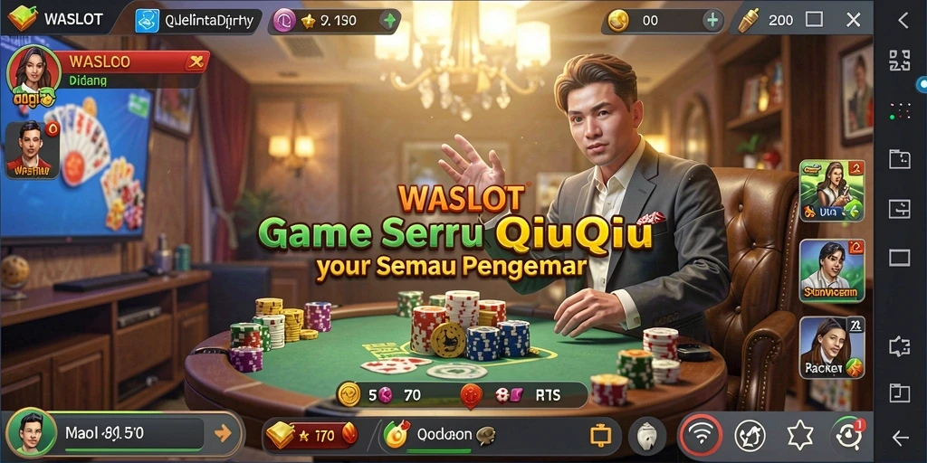 Screenshot utama WASLOT menampilkan gameplay QiuQiu yang mendebarkan.