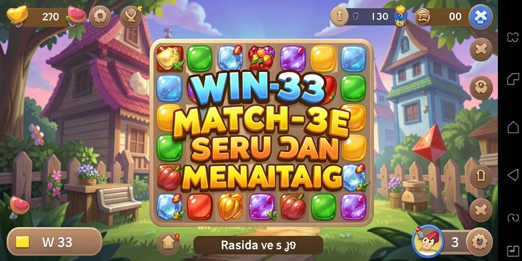 Gameplay seru WIN33 dengan warna-warni permata yang menarik.